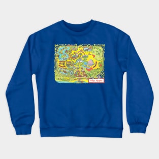 1971 Magic Kingdom Map Crewneck Sweatshirt